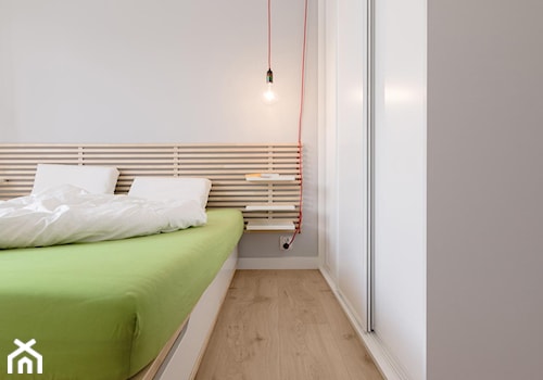 Mieszkanie M&M - Średnia szara sypialnia, styl nowoczesny - zdjęcie od 081 architekci