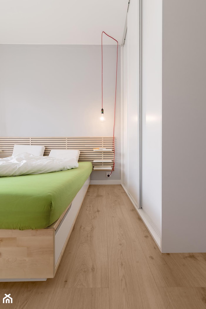 Mieszkanie M&M - Średnia szara sypialnia, styl nowoczesny - zdjęcie od 081 architekci - Homebook