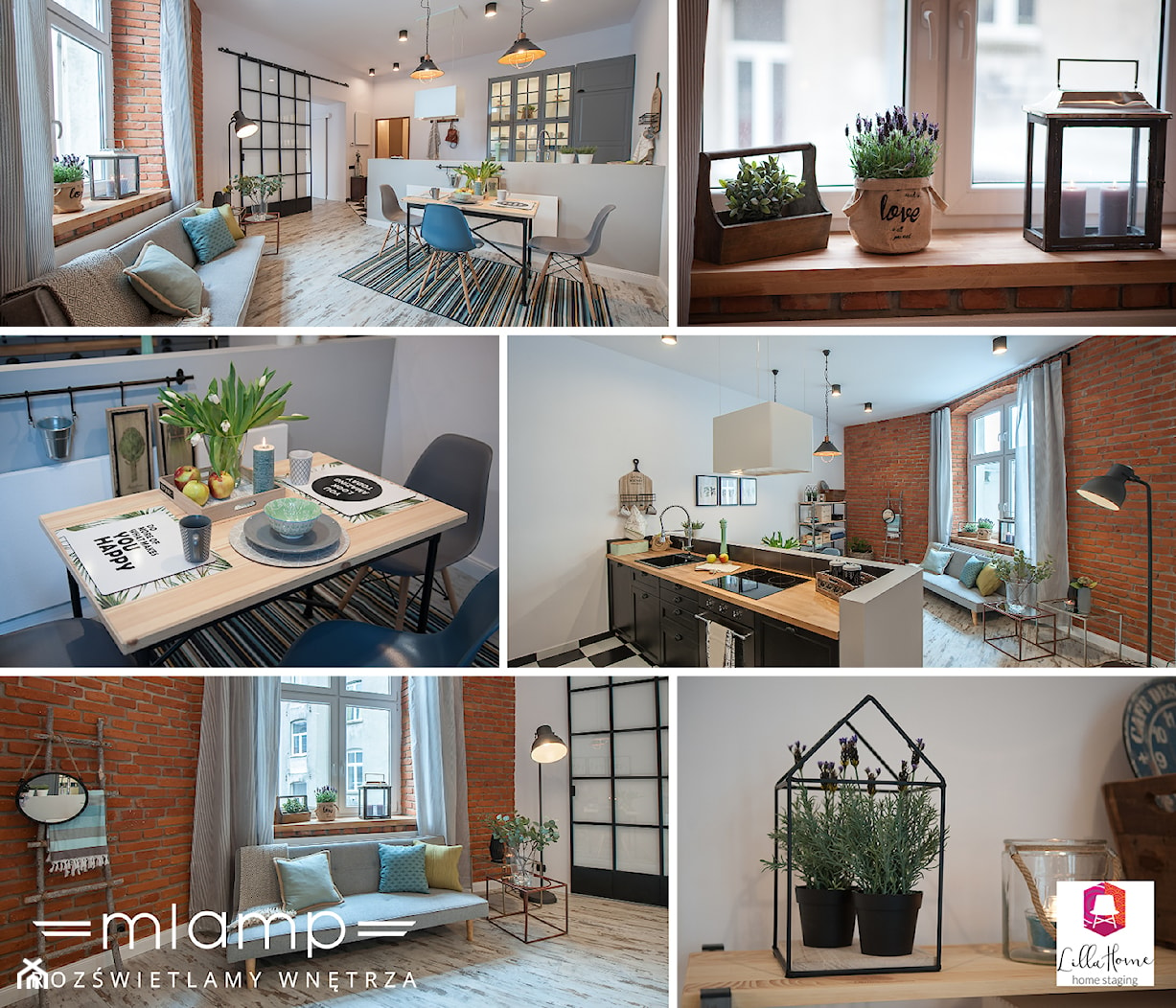 Eklektyczne mieszkanie z industrialnym oświetleniem - Kuchnia, styl nowoczesny - zdjęcie od =mlamp.pl= | rozświetlamy wnętrza - Homebook