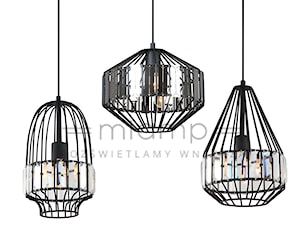 Druciane lampy z kryształami - zdjęcie od =mlamp.pl= | rozświetlamy wnętrza