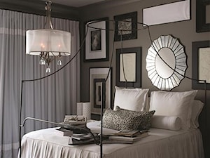 Sypialnia glamour w świetle żyrandolu MIME - zdjęcie od =mlamp.pl= | rozświetlamy wnętrza
