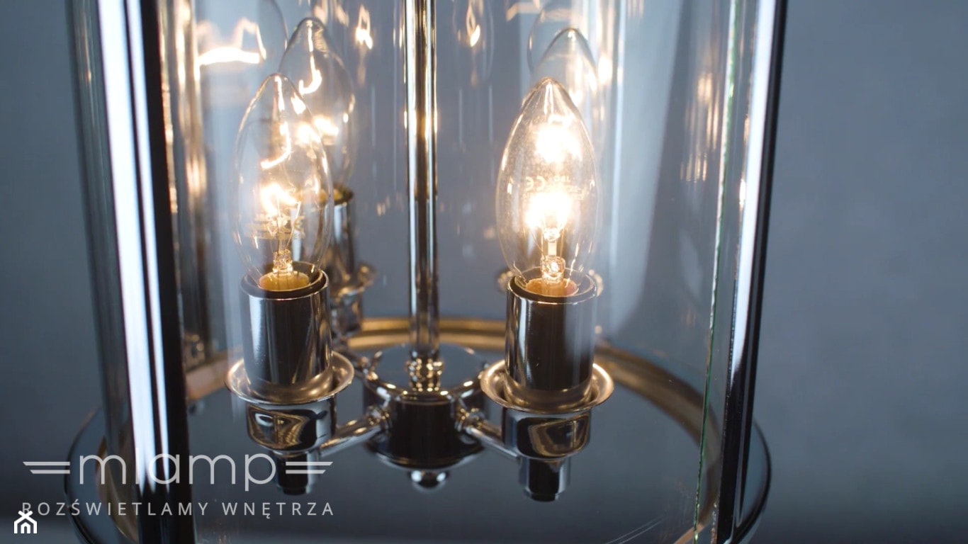 Szklana klasyka oświetlenia - wisząca lampa EVO P04550CH - zdjęcie od =mlamp.pl= | rozświetlamy wnętrza - Homebook