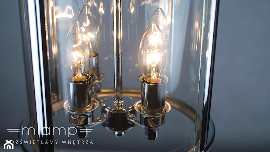 Szklana klasyka oświetlenia - wisząca lampa EVO P04550CH - zdjęcie od =mlamp.pl= | rozświetlamy wnętrza