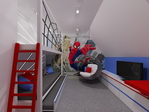 Projekt Pokoju Małego Spidermana - Pokój dziecka, styl nowoczesny - zdjęcie od K.S.Project Katarzyna Sołtyńska-Nawratek