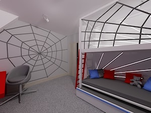 Projekt Pokoju Małego Spidermana - Pokój dziecka, styl nowoczesny - zdjęcie od K.S.Project Katarzyna Sołtyńska-Nawratek