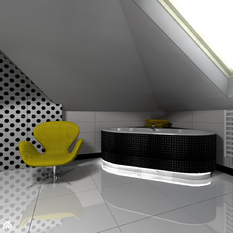 Łazienka w Kropki - Łazienka, styl minimalistyczny - zdjęcie od wyszomirska design