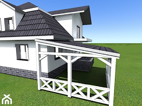 Aranżacje wnętrz - Ogród: Zadaszenie Tarasu - Ogród, styl prowansalski - wyszomirska design. Przeglądaj, dodawaj i zapisuj najlepsze zdjęcia, pomysły i inspiracje designerskie. W bazie mamy już prawie milion fotografii!