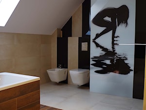 Łazienka na poddaszu - zdjęcie od wyszomirska design