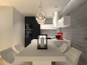 Apartament w Sosnowcu - Kuchnia, styl nowoczesny - zdjęcie od Ekskluzywne Wnętrze