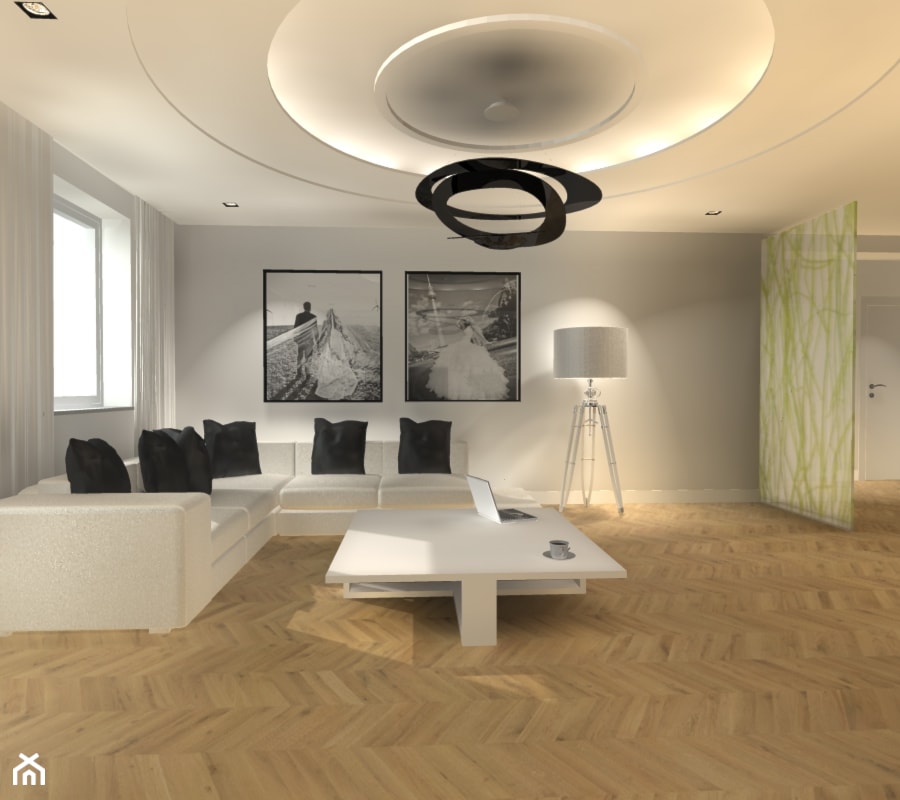 Apartament w Sosnowcu - Salon, styl nowoczesny - zdjęcie od Ekskluzywne Wnętrze