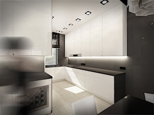 Projekt modernizacji budynku jednorodzinnego w zabudowie parterowej - kuchnia - zdjęcie od STUDIO.O. organic design