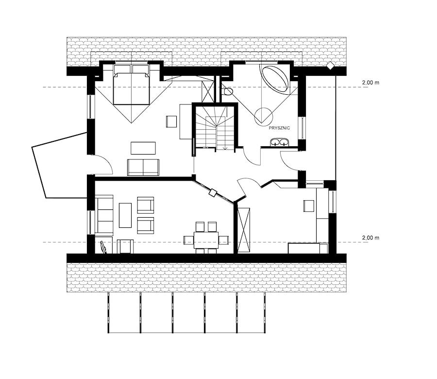 Tradycyjny dom - zdjęcie od CENTRUM ARCHITEKTURY