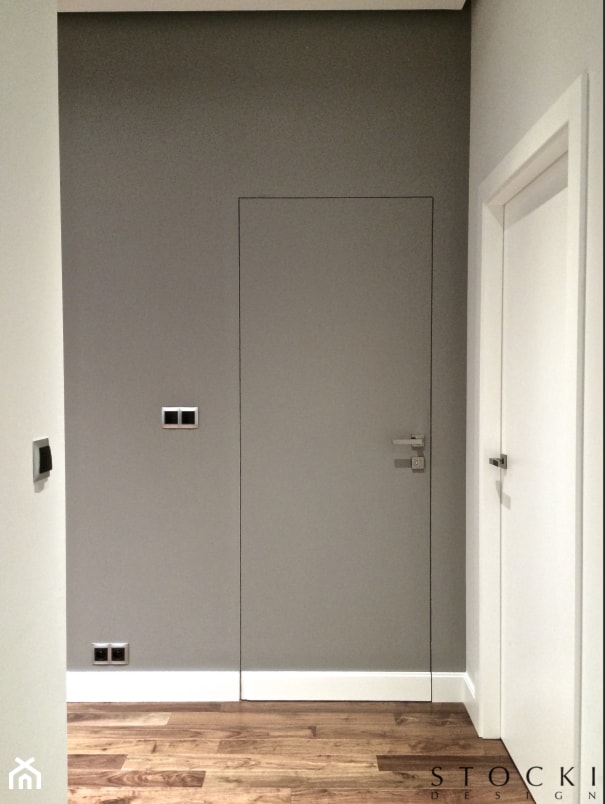 Penthouse Wilanów - detal drzwi - zdjęcie od Stocki Design