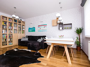 Metamorfoza dużego pokoju i przedpokoju-Bemowo - Salon, styl nowoczesny - zdjęcie od Renee's Interior Design