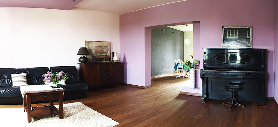 Mieszkanie_3 - Salon, styl nowoczesny - zdjęcie od Interius