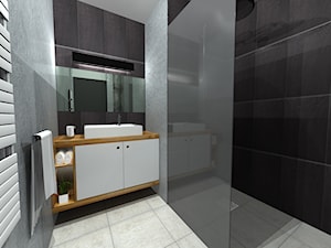 Koncepcyjny projekt łazienki - Łazienka, styl minimalistyczny - zdjęcie od Interius