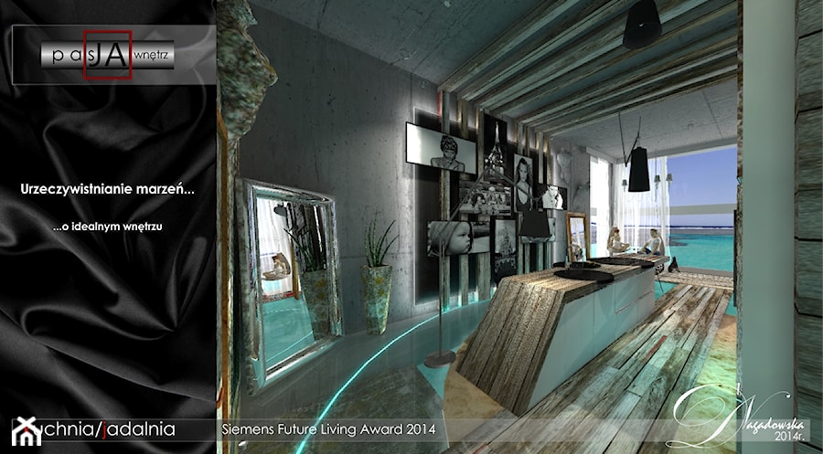 Siemens Future Living Award 2014 - Kuchnia, styl nowoczesny - zdjęcie od Pasja Wnętrz