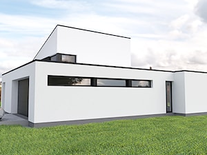 Projekt domu jednorodzinnego w Katowicach - Domy, styl minimalistyczny - zdjęcie od MiA Projektowanie Michał Kanclerz