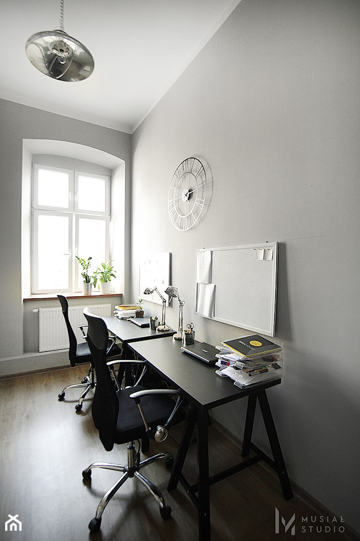 Aranżacja biura Idea House Częstochowa - Wnętrza publiczne, styl skandynawski - zdjęcie od Musiał Studio - Homebook