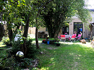 warszawska - Średni ogród za domem, styl nowoczesny - zdjęcie od MUI