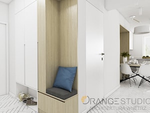 Apartament Morelove, 60m2, Kraków - Średni szary hol / przedpokój, styl nowoczesny - zdjęcie od ORANGE STUDIO