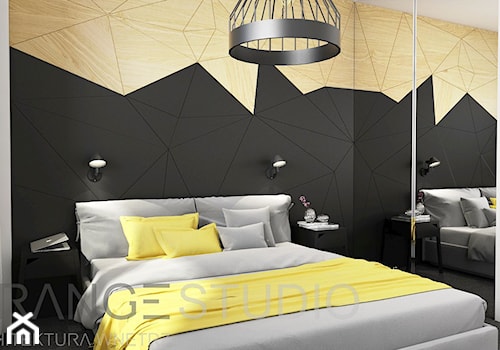 Dom w Chorzowie - Mała sypialnia, styl nowoczesny - zdjęcie od ORANGE STUDIO