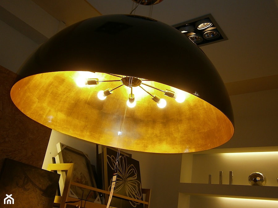 Lampa wisząca MAGMA XL (MDS 1004-XLblack/gold) Tomix.pl - zdjęcie od Tomix.pl Lampy i oświetlenia do domu, biura, ogrodu, przemysłowe i oświetlenie zewnętrzne