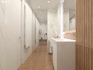Wrocław- Ogrody Hallera - Mała średnia łazienka, styl nowoczesny - zdjęcie od 28 FORM