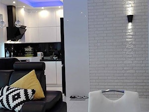 Mieszkanie 60m2 - Salon, styl nowoczesny - zdjęcie od paula_d