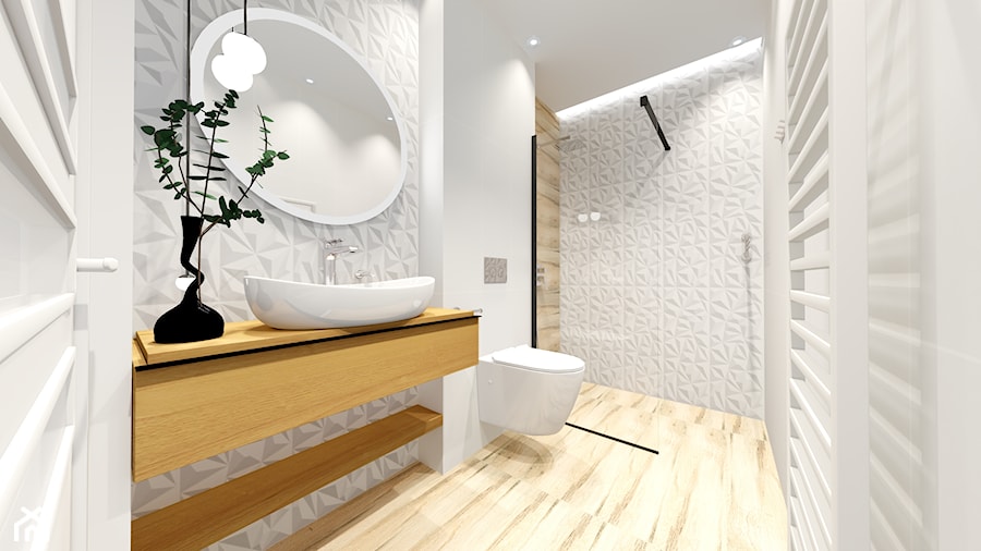 2 łazienki - Łazienka, styl nowoczesny - zdjęcie od ALI DECOR ALINA KOWALSKA PROJEKTOWANIE I ARANŻACJA WNĘTRZ