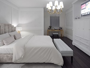 Sypialnia w stylu nowojorskim - zdjęcie od Malwina Wilczek Projektowanie Wnętrz