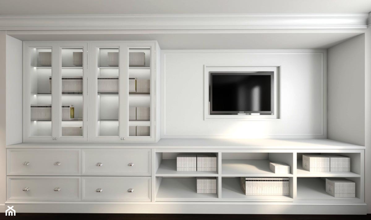 Mieszkanie w bieli. - zdjęcie od Malwina Wilczek Projektowanie Wnętrz - Homebook