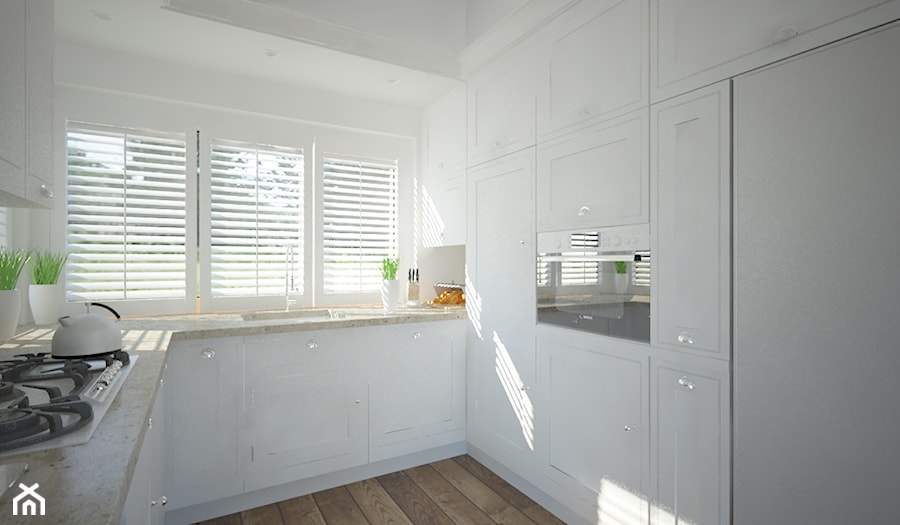 Dom w angielskim stylu- Bielsko - Kuchnia - zdjęcie od Malwina Wilczek Projektowanie Wnętrz