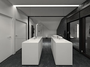 Dom jednorodzinny po Wrocławiem - Łazienka, styl minimalistyczny - zdjęcie od CUDO STUDIO