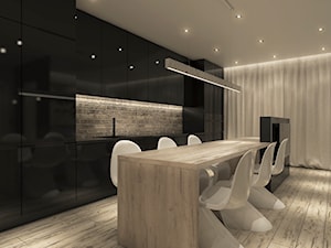 Projekt mieszkania we Wrocławiu - Kuchnia, styl minimalistyczny - zdjęcie od CUDO STUDIO
