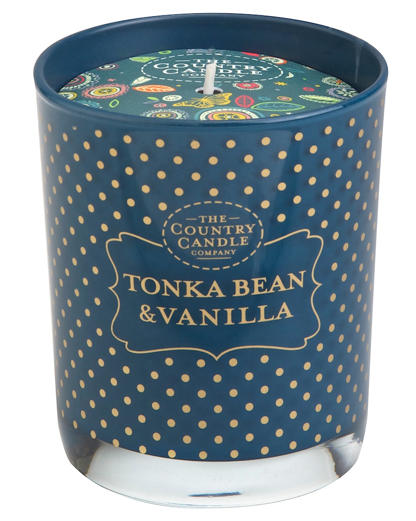 Świeca zapachowa "Tonka Bean & Vanilla" w szkle - zdjęcie od House to Home - Homebook