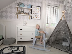 Osłony okienne do pokoju dziecka - Pokój dziecka, styl skandynawski - zdjęcie od ANWIS Sp. z o.o.