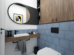 Projekt mieszkania 90m2 / Warszawa / Toaleta - zdjęcie od BIG IDEA studio projektowe