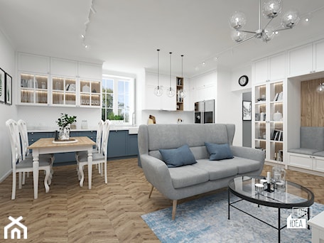 Aranżacje wnętrz - Salon: Projekt wnętrza mieszkania 87m2/ Warszawa / Salon - BIG IDEA studio projektowe. Przeglądaj, dodawaj i zapisuj najlepsze zdjęcia, pomysły i inspiracje designerskie. W bazie mamy już prawie milion fotografii!