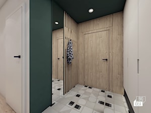 Projekt mieszkania 48,16 m2 / Kraków - Hol / przedpokój, styl nowoczesny - zdjęcie od BIG IDEA studio projektowe