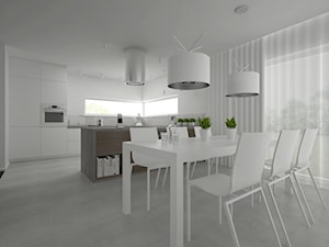 Projekt domu 120 m2 / Bochnia - Jadalnia, styl nowoczesny - zdjęcie od BIG IDEA studio projektowe