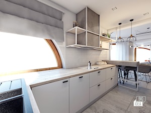 Projekt parteru domu 48m2 / Bochnia / Kuchnia - zdjęcie od BIG IDEA studio projektowe