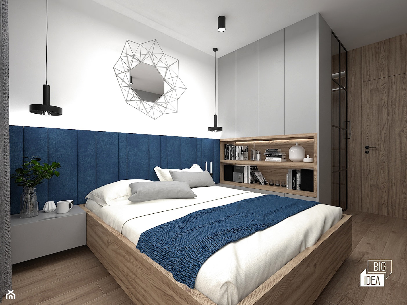 Projekt mieszkania / Bochnia / Sypialnia - zdjęcie od BIG IDEA studio projektowe - Homebook