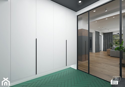 Projekt wnętrza domu 240 m2 cz.I / Bochnia - Hol / przedpokój, styl nowoczesny - zdjęcie od BIG IDEA studio projektowe
