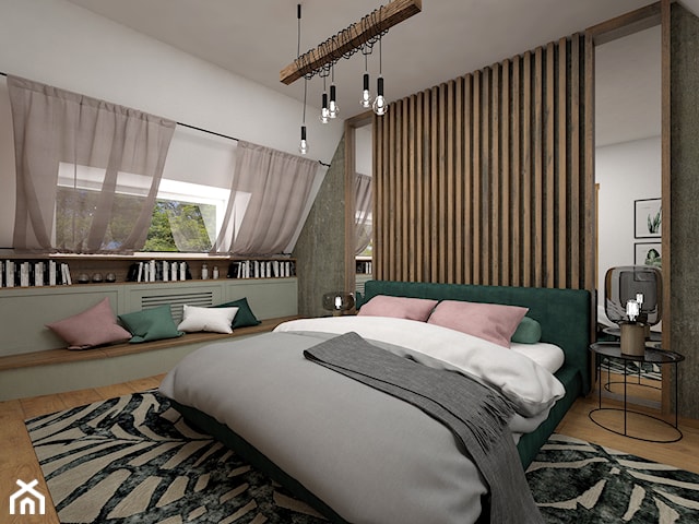 Projekt sypialni 15 m2 / Nowy Targ