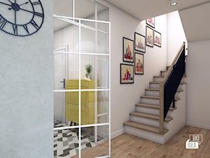 Projekt domu 107,52 m2 / Wieliczka - Schody, styl nowoczesny - zdjęcie od BIG IDEA studio projektowe