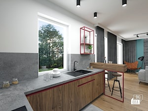 Projekt mieszkania 90m2 / Warszawa / Kuchnia - zdjęcie od BIG IDEA studio projektowe
