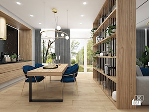 Salon z aneksem kuchennym 30 m2 / Niepołomice - Kuchnia, styl nowoczesny - zdjęcie od BIG IDEA studio projektowe