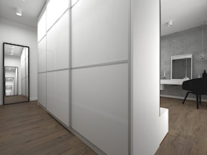 Projekt domu 120 m2 / Bochnia - Średnia szara sypialnia, styl nowoczesny - zdjęcie od BIG IDEA studio projektowe