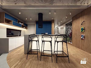 Projekt willi 300 m2 cz. III / Bochnia - Kuchnia, styl nowoczesny - zdjęcie od BIG IDEA studio projektowe